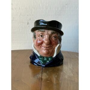 Vintage 1950s Royal Doulton 'Capt. Cuttle' English Collectible Creamer Toby Mug